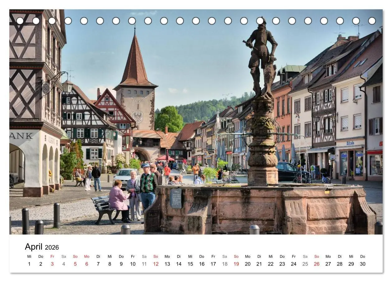 Bild: 9783516047905 | Gengenbach - romantisches Kleinod im Schwarzwald (Tischkalender...