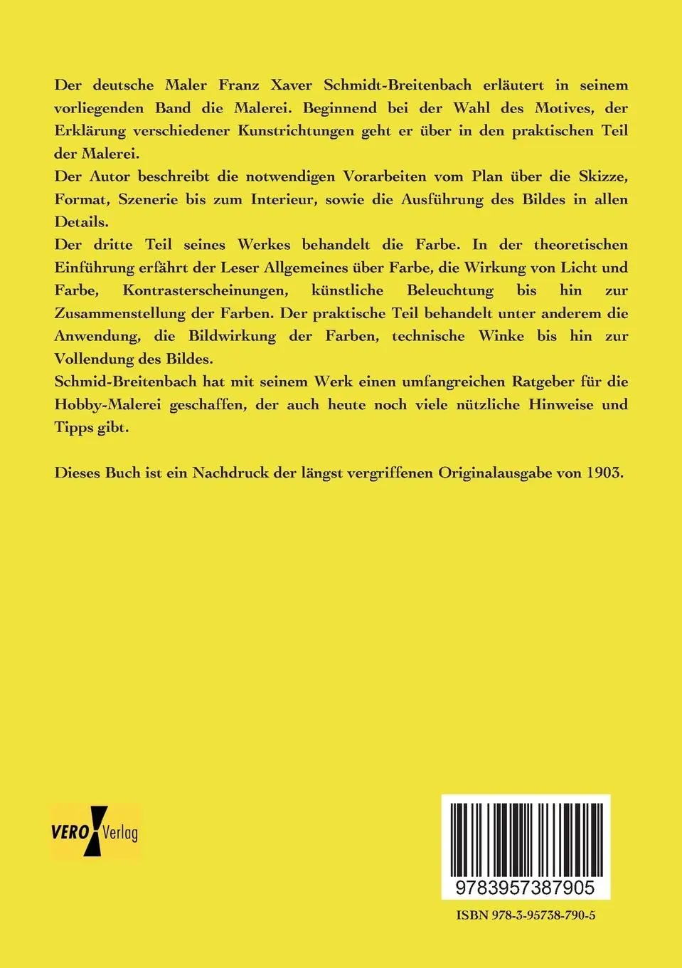 Rückseite: 9783957387905 | Stil- und Kompositionslehre für Maler | Franz Schmid-Breitenbach