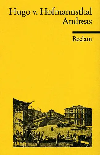 Cover: 9783150088005 | Andreas | Hofmannsthal, Hugo von - Klassiker der deutschen Literatur
