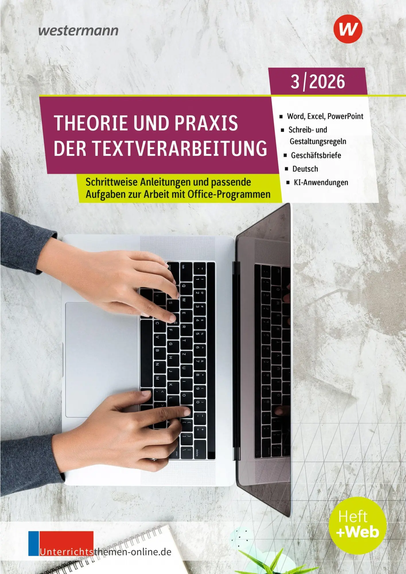 Cover: 9783427908005 | Theorie und Praxis der Textverarbeitung. Ausgabe 3/2026 | Broschüre