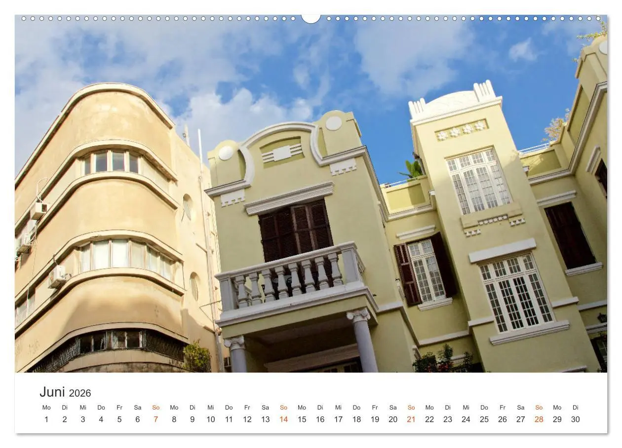 Bild: 9783457918005 | TEL AVIV Fassaden (Wandkalender 2026 DIN A2 quer), CALVENDO...