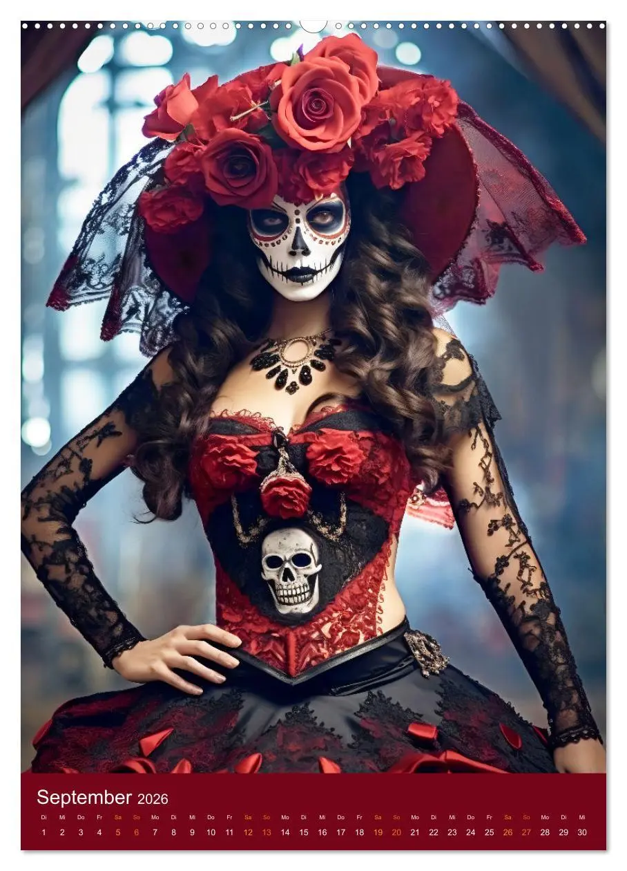 Bild: 9783516318005 | Dia de Muertos Kreative Porträts in Festanlehnung (hochwertiger...