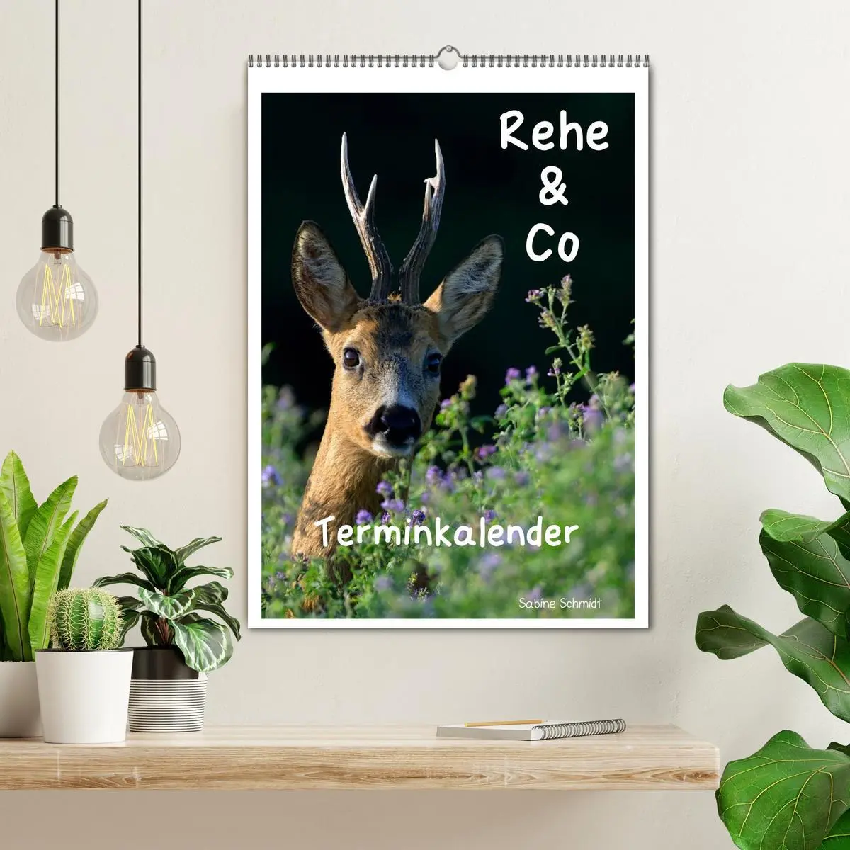Bild: 9783516488005 | Rehe &amp; Co / Planer (Wandkalender 2026 DIN A2 hoch), CALVENDO...
