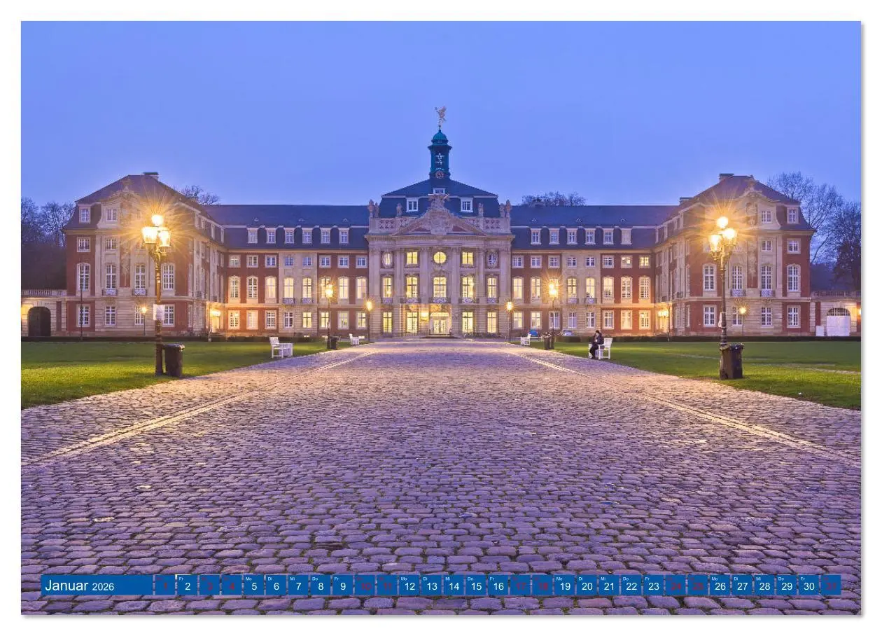 Bild: 9783516628005 | Magisches Münster (Wandkalender 2026 DIN A2 quer), CALVENDO...