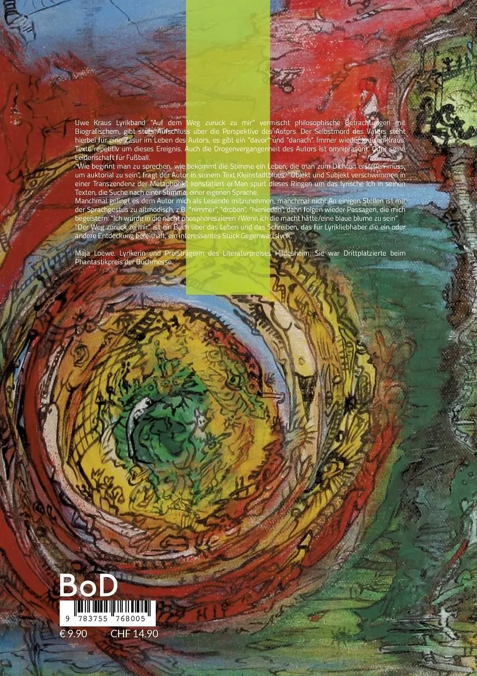 Rückseite: 9783755768005 | Auf dem Weg zurück zu mir | Uwe Kraus | Taschenbuch | 84 S. | Deutsch