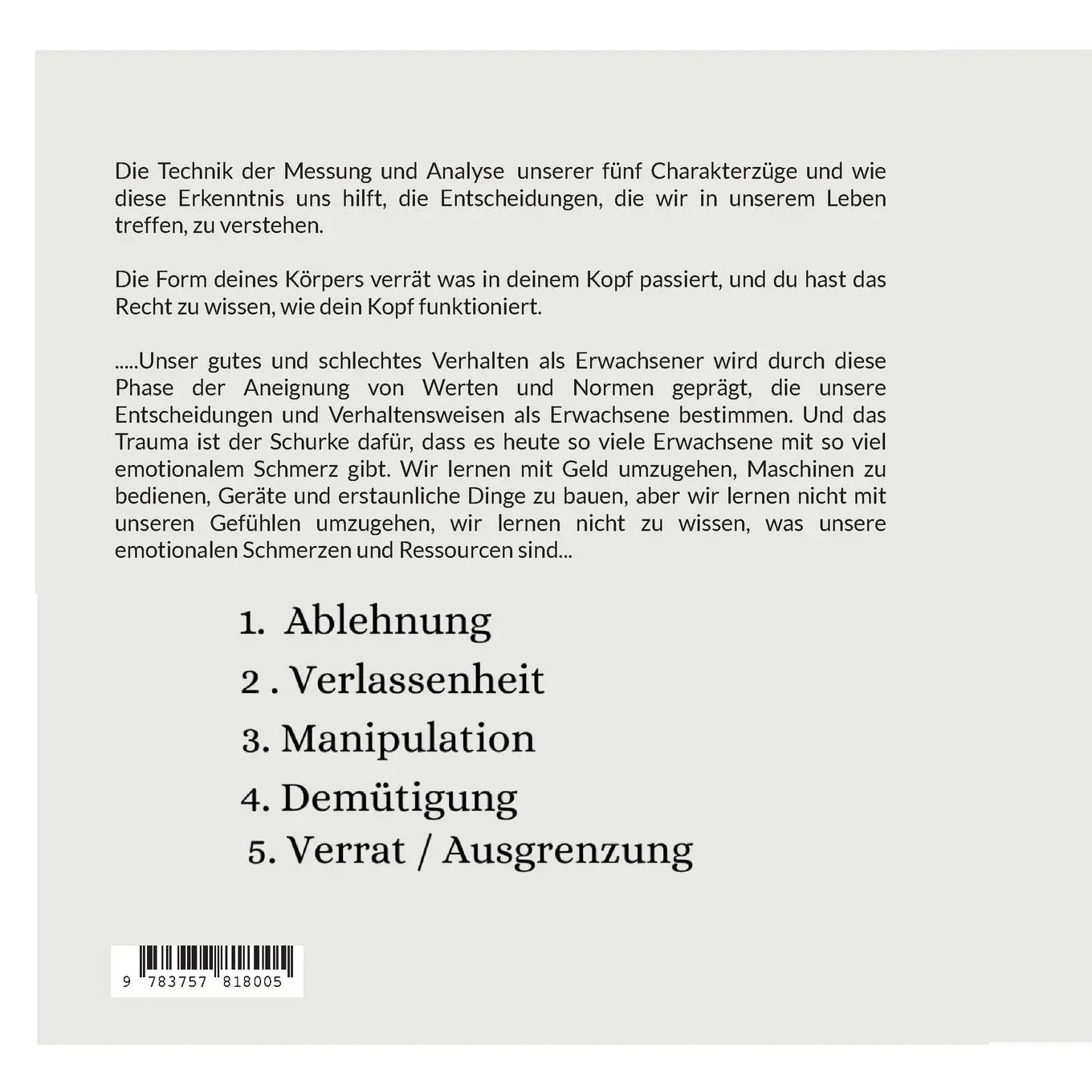 Rückseite: 9783757818005 | Mehr als nur Aussehen - Die Charaktereigenschaft | Lucia Pontes | Buch
