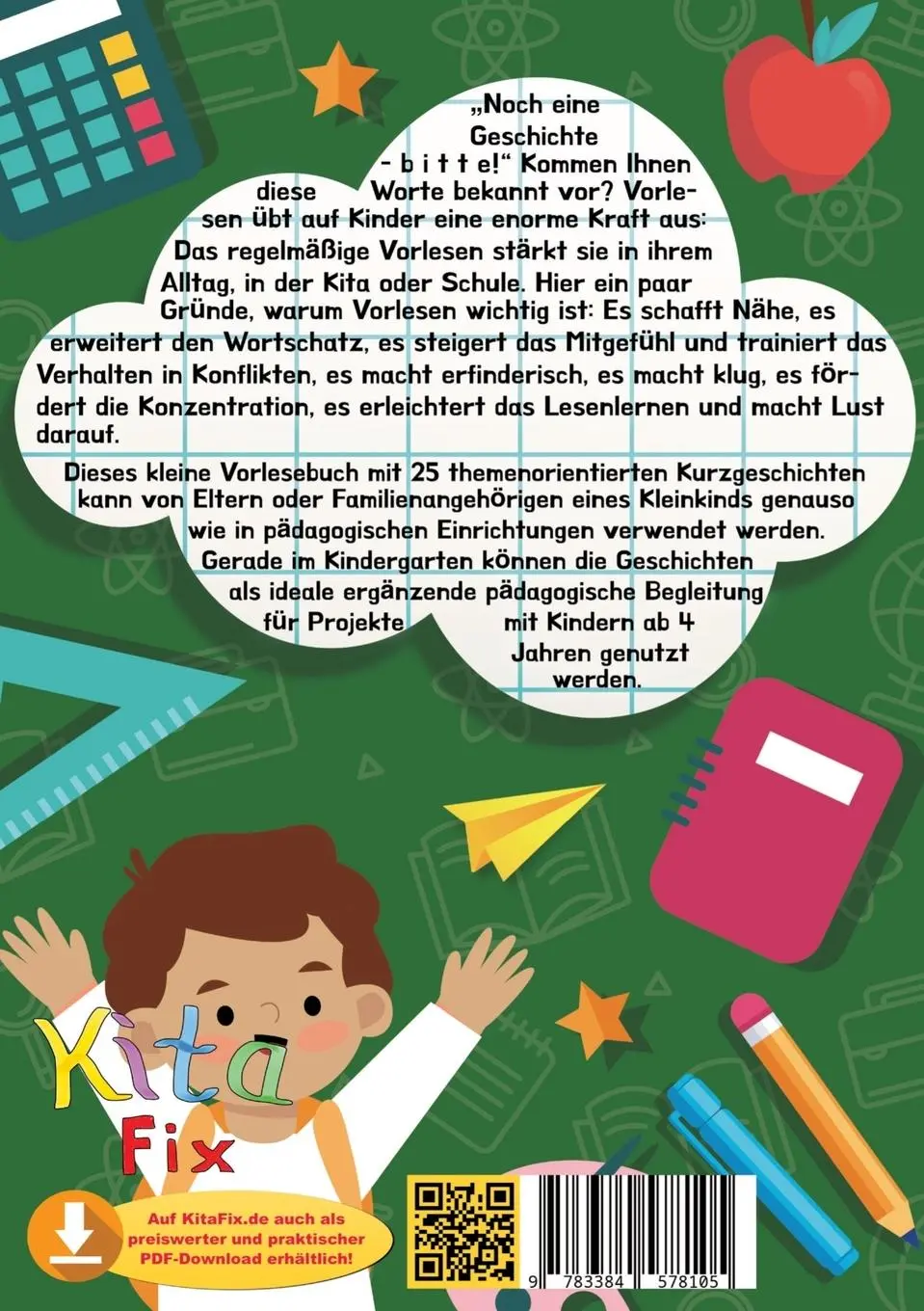 Rückseite: 9783384578105 | KitaFix-Kurzgeschichten Einschulung | Sandra Plha | Taschenbuch | 2025