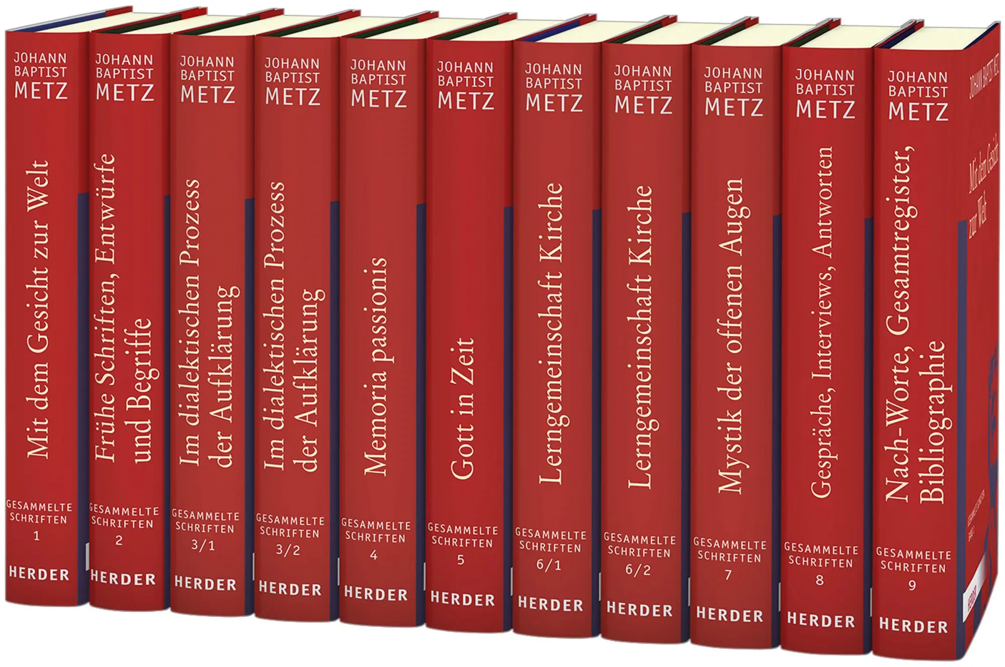 Cover: 9783451348105 | Johann Baptist Metz Gesammelte Schriften | Gesamtausgabe aller Bände