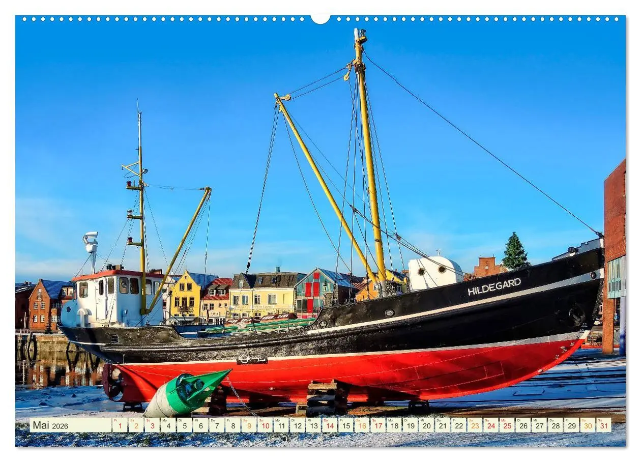 Bild: 9783457768105 | Reise an die Nordsee - Husum (hochwertiger Premium Wandkalender...