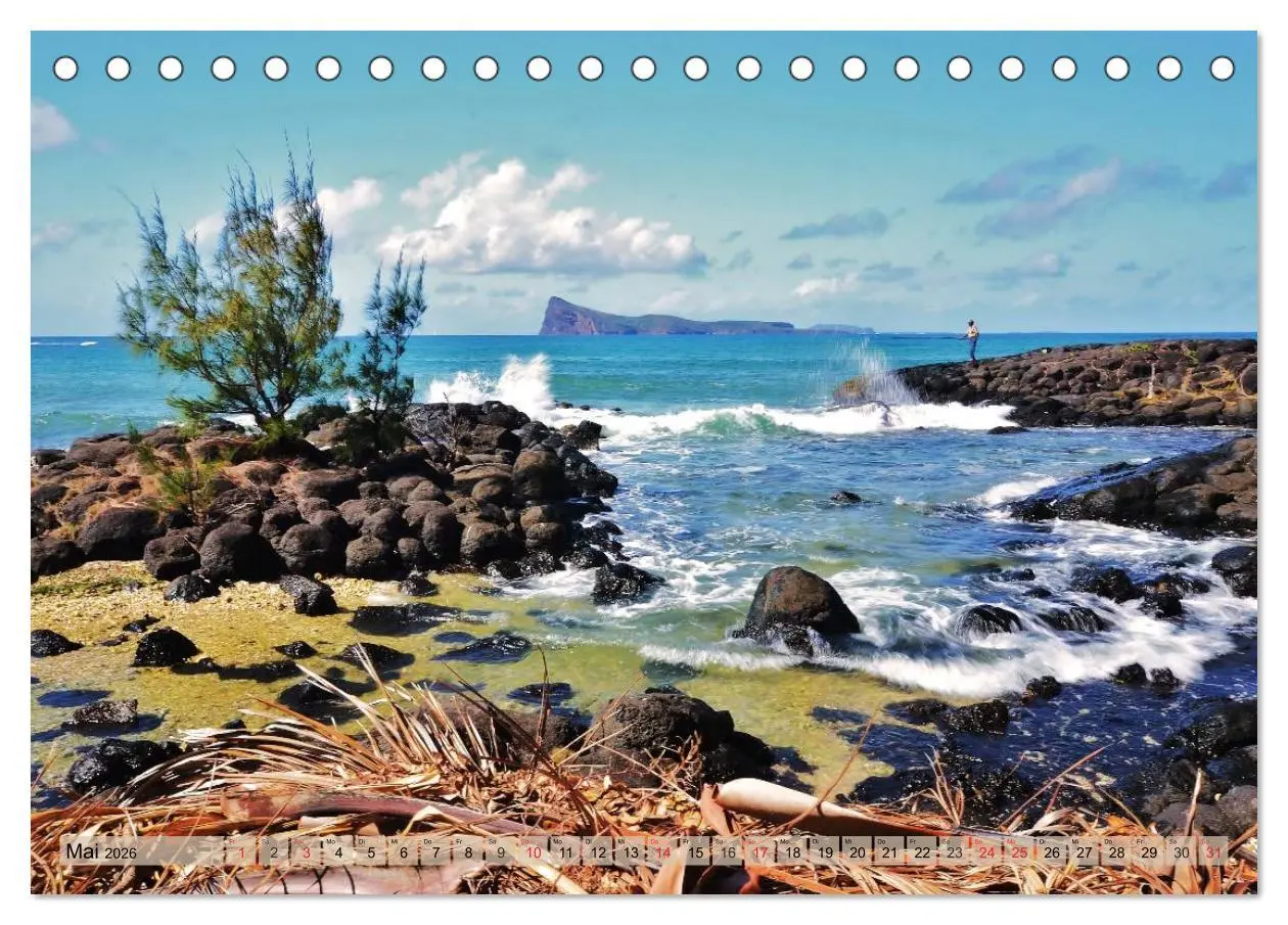 Bild: 9783516238105 | Träum dich nach Mauritius (Tischkalender 2026 DIN A5 quer),...