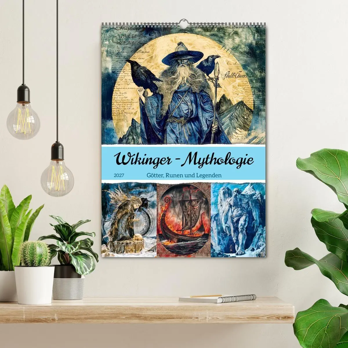 Bild: 9783516928105 | Wikinger - Mythologie - Götter, Runen und Legenden (Wandkalender...