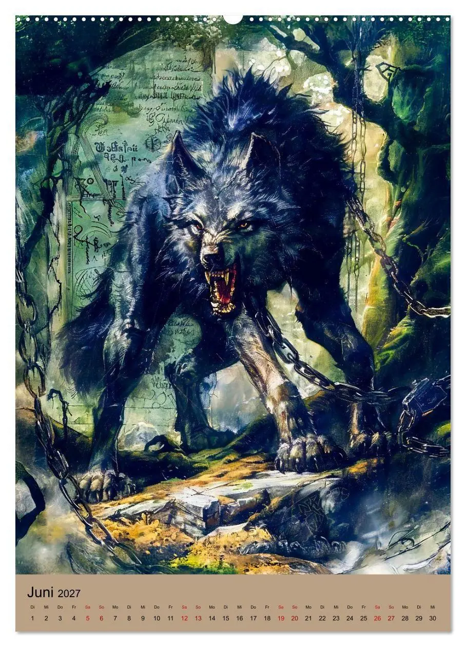 Bild: 9783516928105 | Wikinger - Mythologie - Götter, Runen und Legenden (Wandkalender...