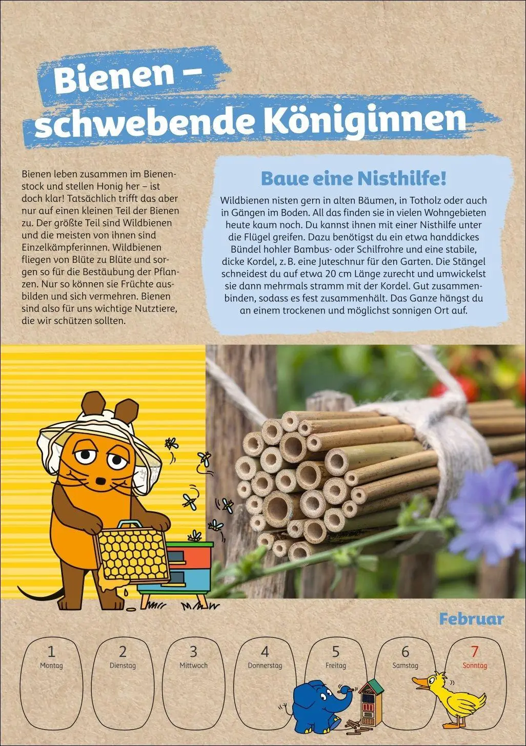 Bild: 9783840038105 | Schütze die Erde mit der Maus Kalender 2027 - Wochenplaner | Ulrike