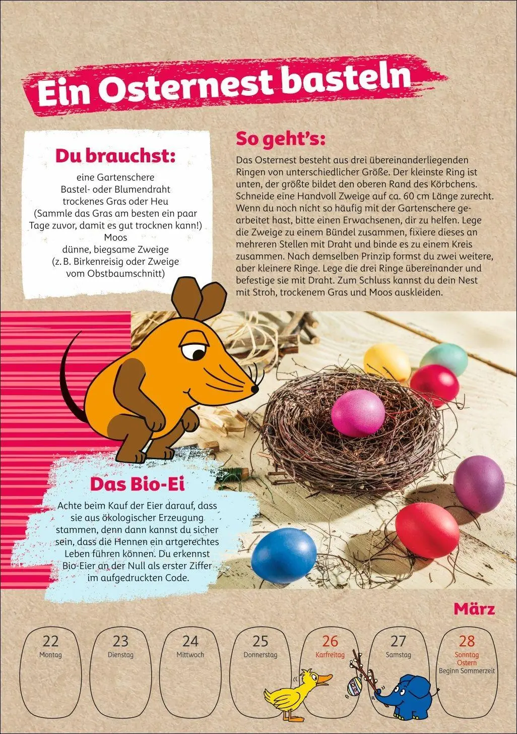 Bild: 9783840038105 | Schütze die Erde mit der Maus Kalender 2027 - Wochenplaner | Ulrike