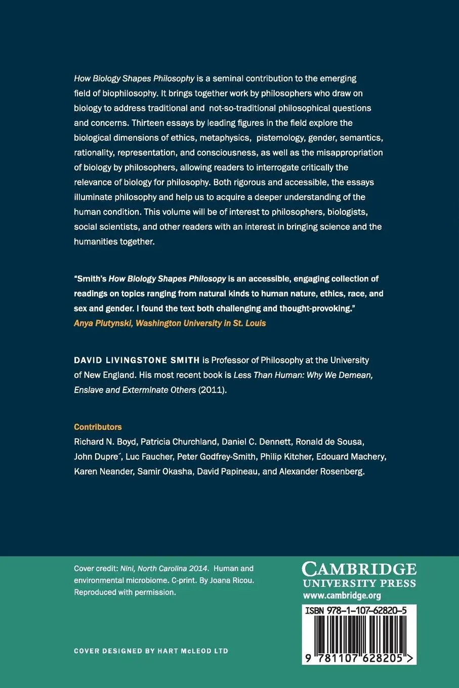 Rückseite: 9781107628205 | How Biology Shapes Philosophy | David Livingstone Smith | Taschenbuch