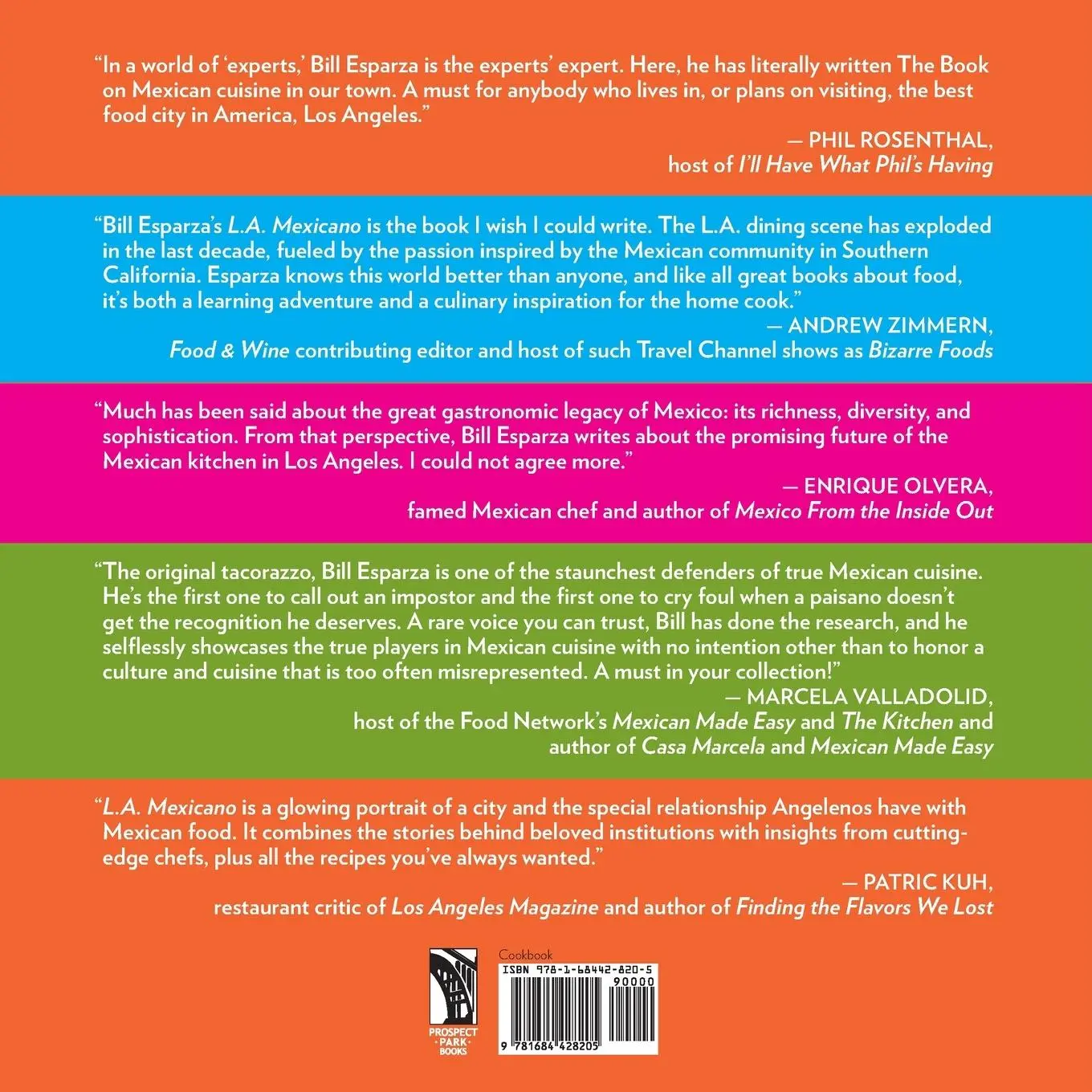 Rückseite: 9781684428205 | L.A. Mexicano | Recipes, People &amp; Places | Bill Esparza | Taschenbuch