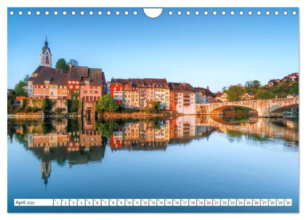 Bild: 9783435358205 | Basel und Laufenburg - Romantische Altstädte am Rhein (Wandkalender...
