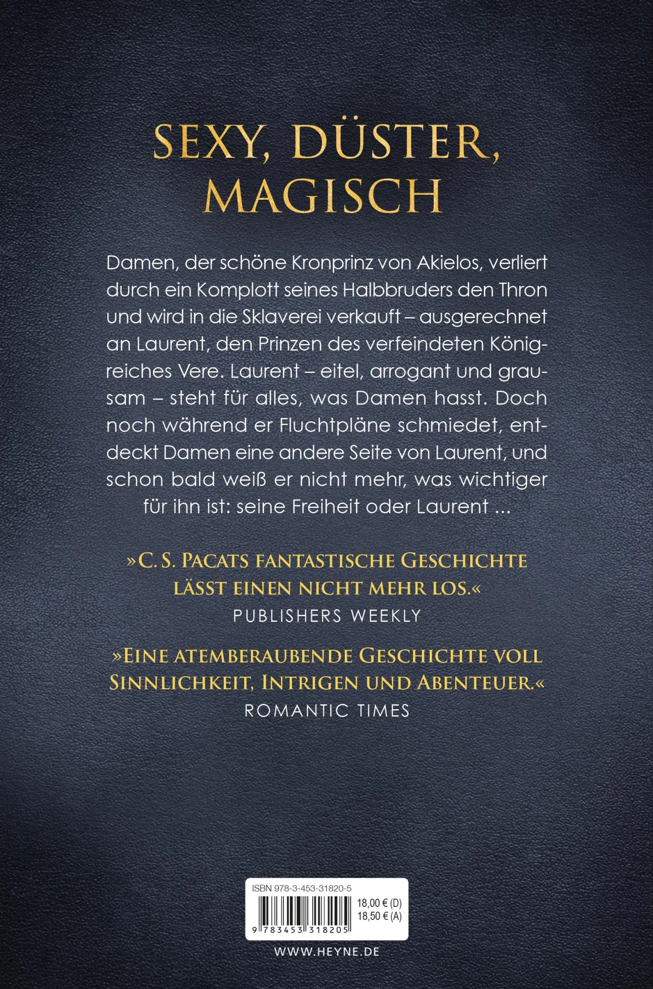Bild: 9783453318205 | Die Prinzen | Drei Romane in einem Band | C. S. Pacat | Taschenbuch