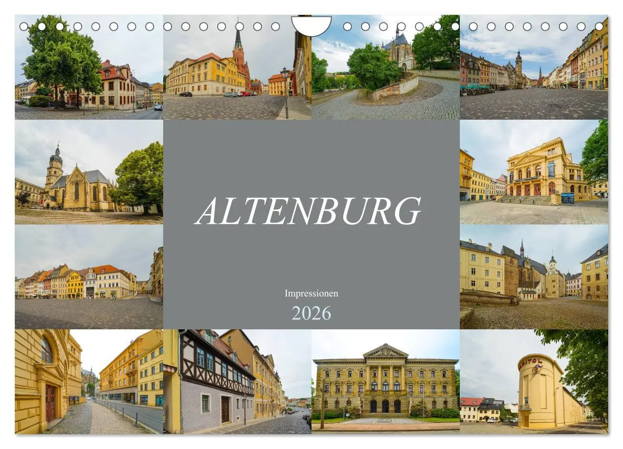 Cover: 9783457828205 | Altenburg Impressionen (Wandkalender 2026 DIN A4 quer), CALVENDO...