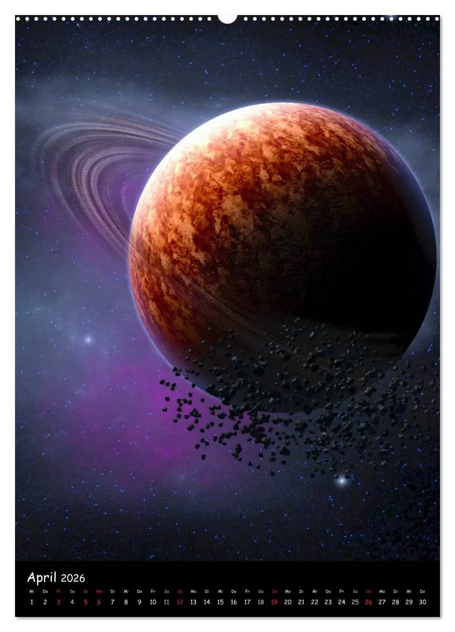 Bild: 9783516468205 | Die Welt der Planeten (hochwertiger Premium Wandkalender 2026 DIN...