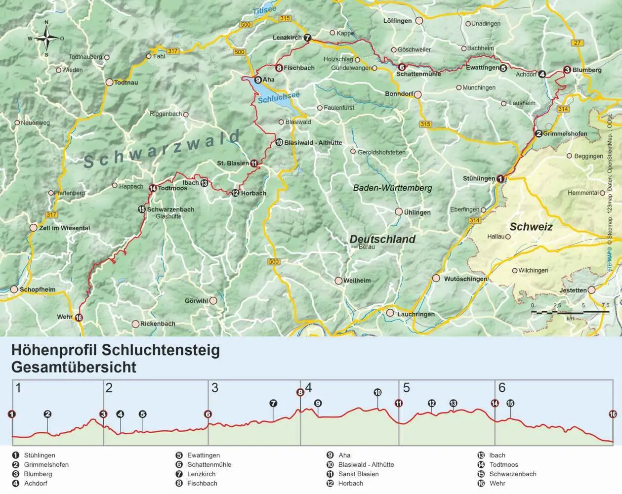 Rückseite: 9783866868205 | Schluchtensteig | Michael Hennemann (u. a.) | Taschenbuch | 96 S.
