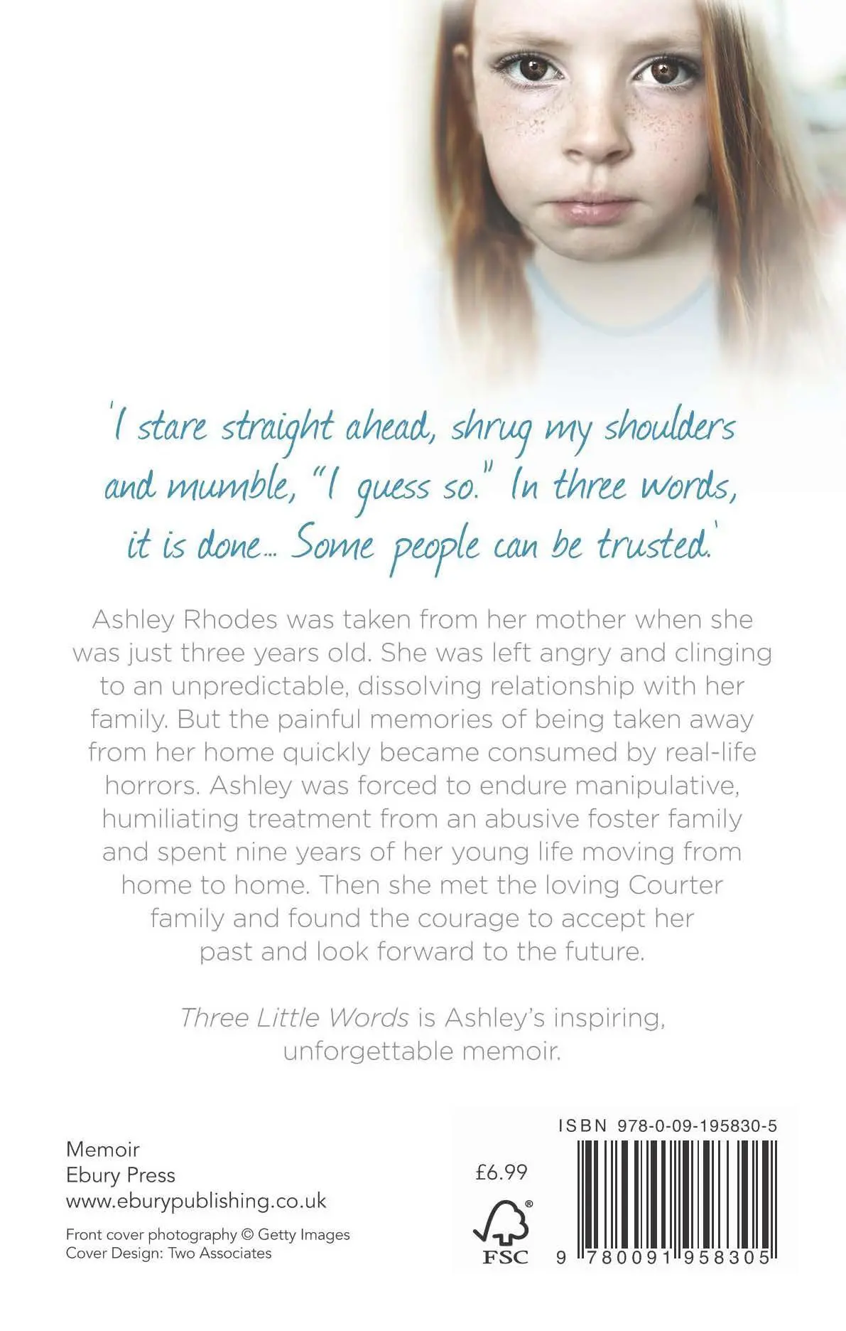 Rückseite: 9780091958305 | Three Little Words | Ashley Rhodes-Courter | Taschenbuch | Englisch