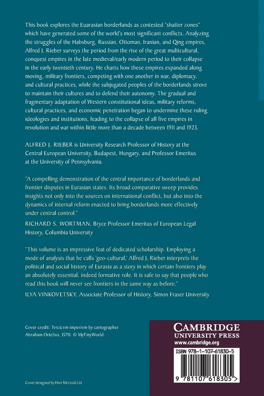 Rückseite: 9781107618305 | The Struggle for the Eurasian Borderlands | Alfred Rieber | Buch