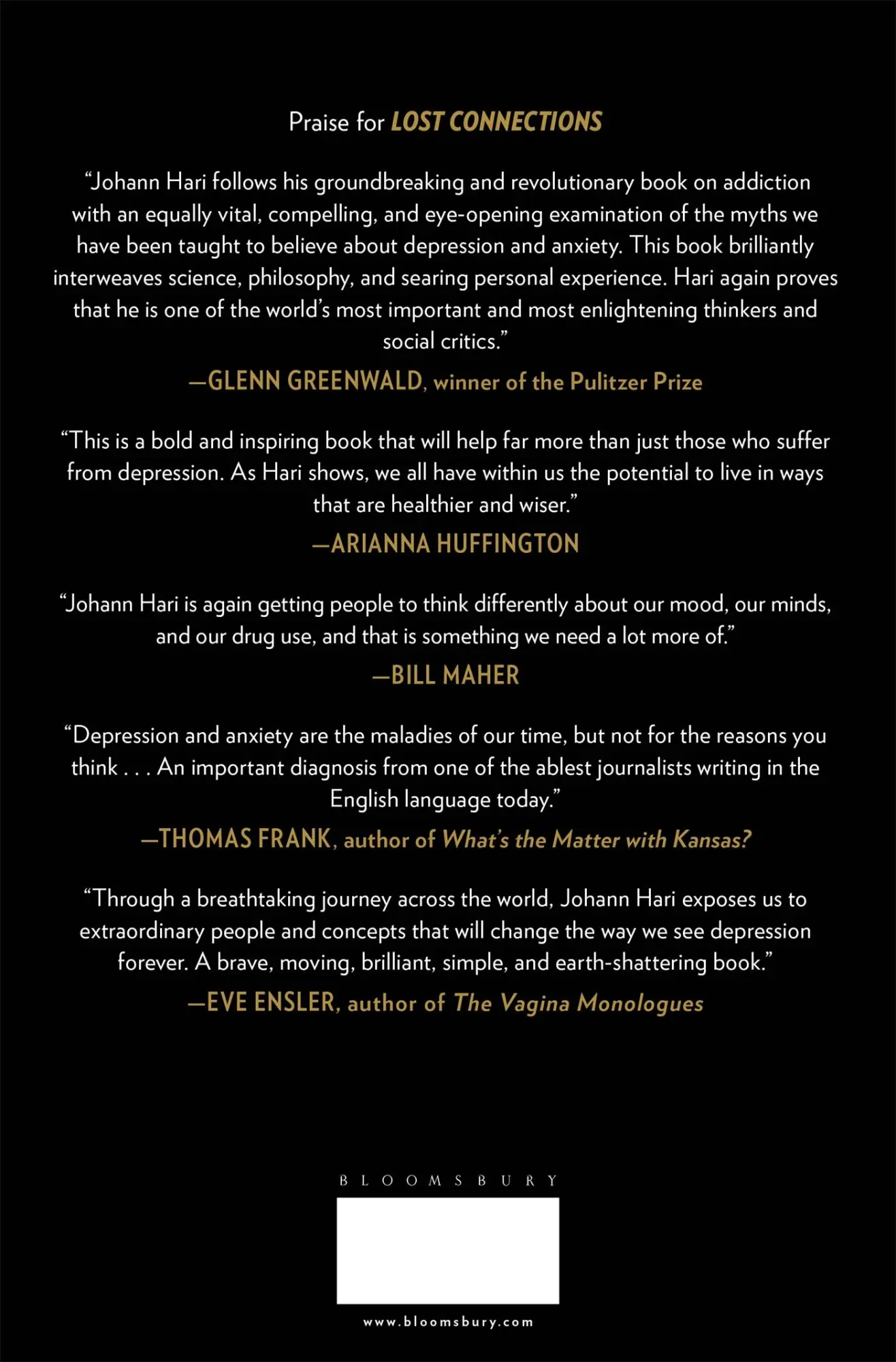 Rückseite: 9781632868305 | Lost Connections | Johann Hari | Buch | Gebunden | Englisch | 2018