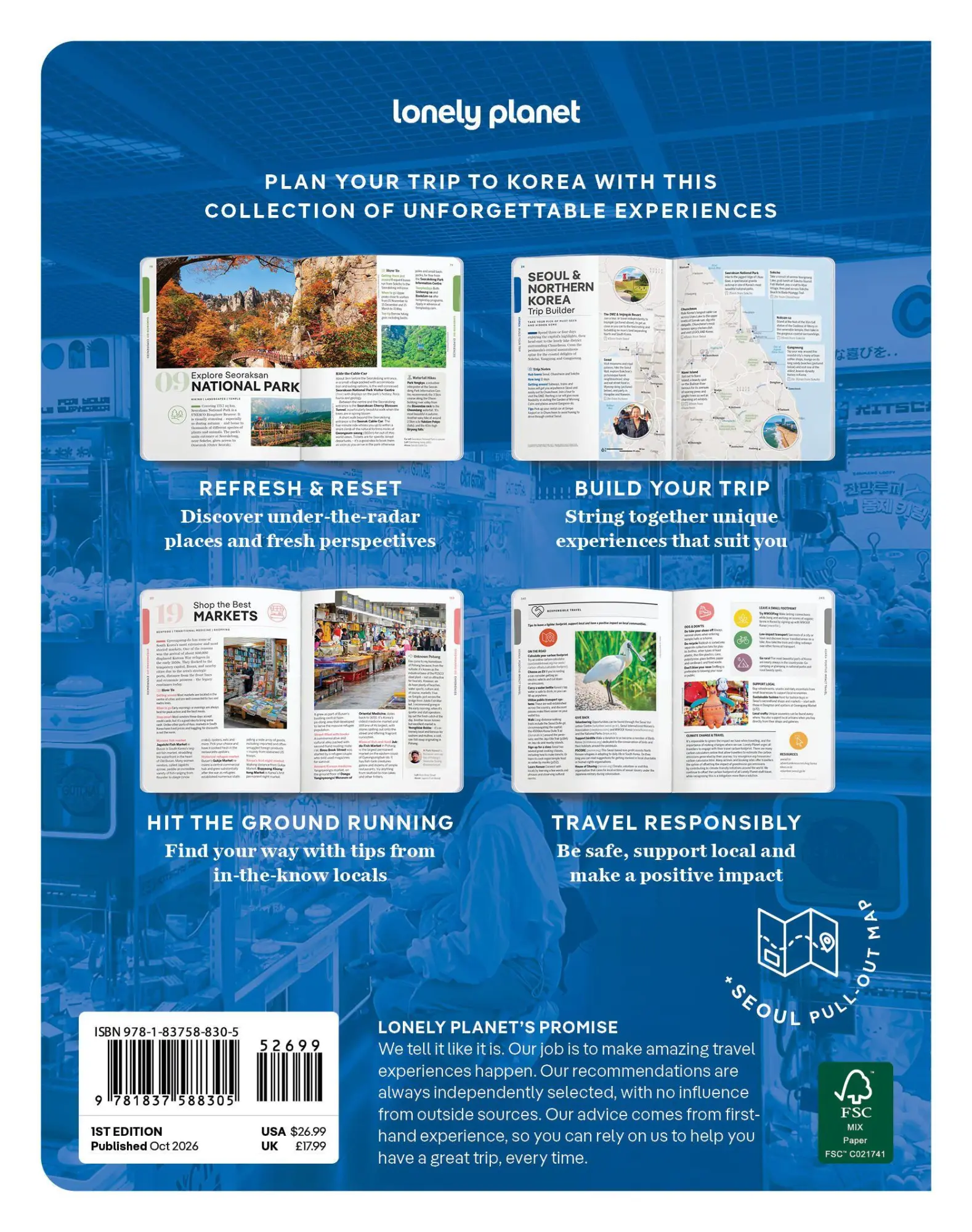 Bild: 9781837588305 | Lonely Planet Experience Korea | Simon Richmond (u. a.) | Taschenbuch