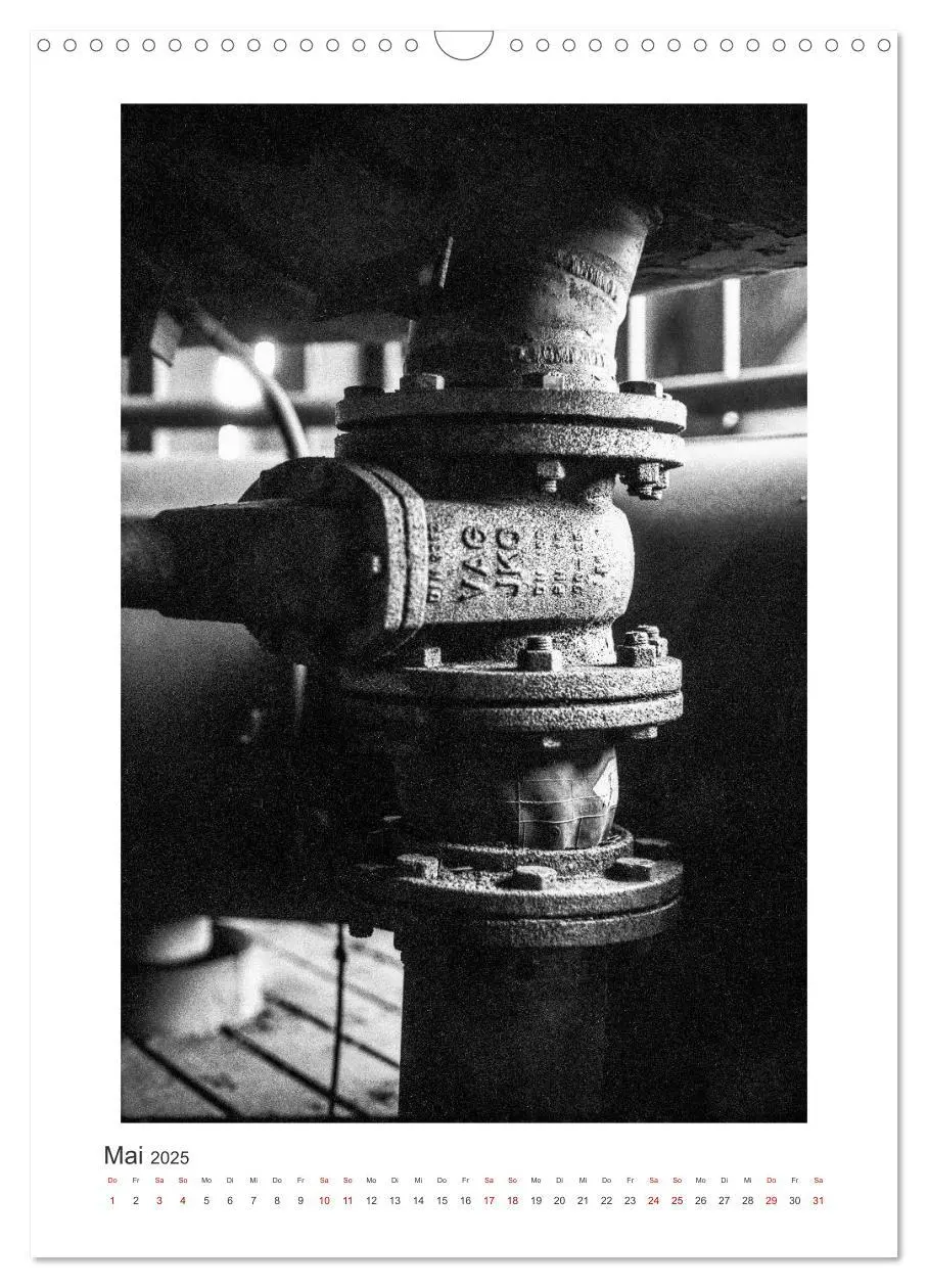 Bild: 9783435968305 | Stille Orte - Industriekultur (Wandkalender 2025 DIN A3 hoch),...