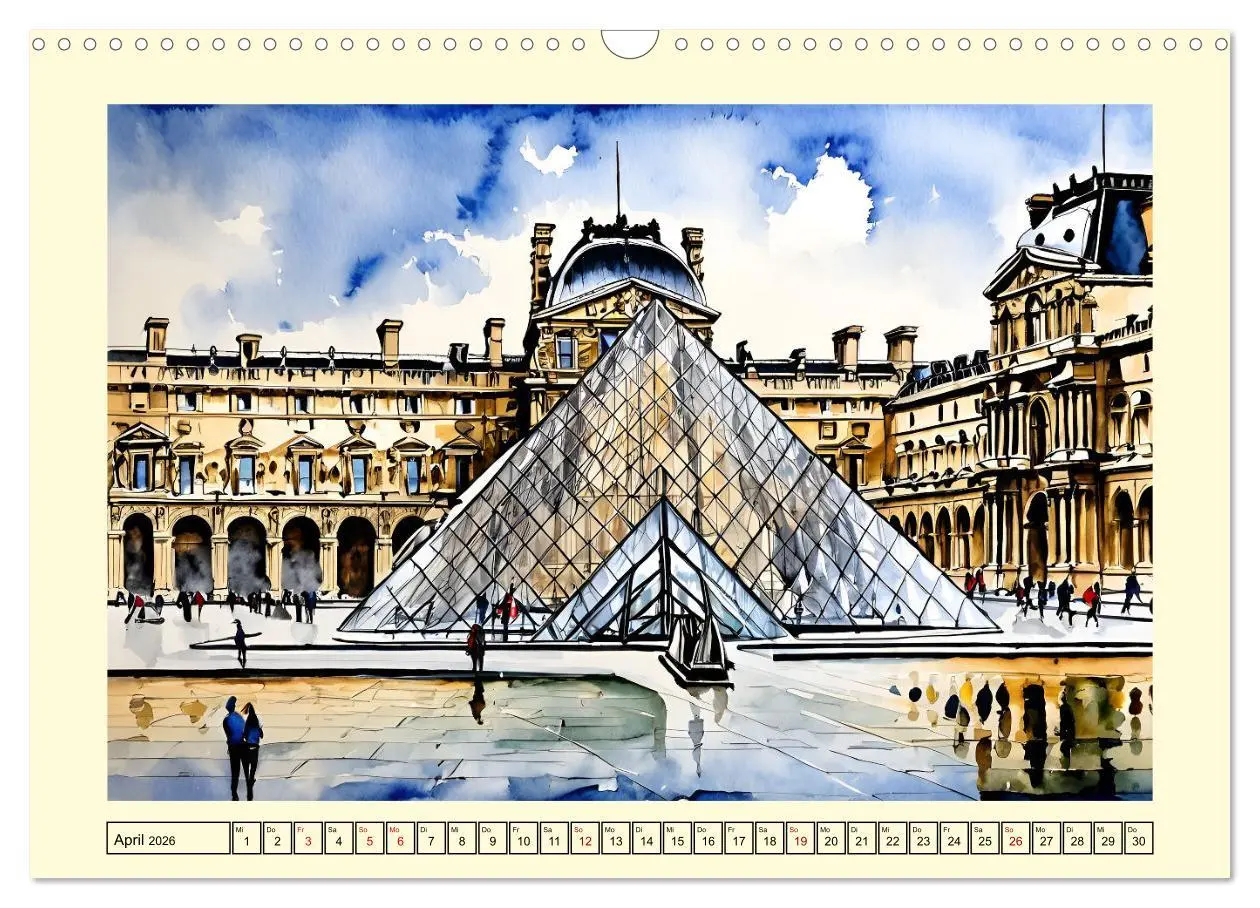 Bild: 9783457368305 | Paris - Stadt der Liebe (Wandkalender 2026 DIN A3 quer), CALVENDO...