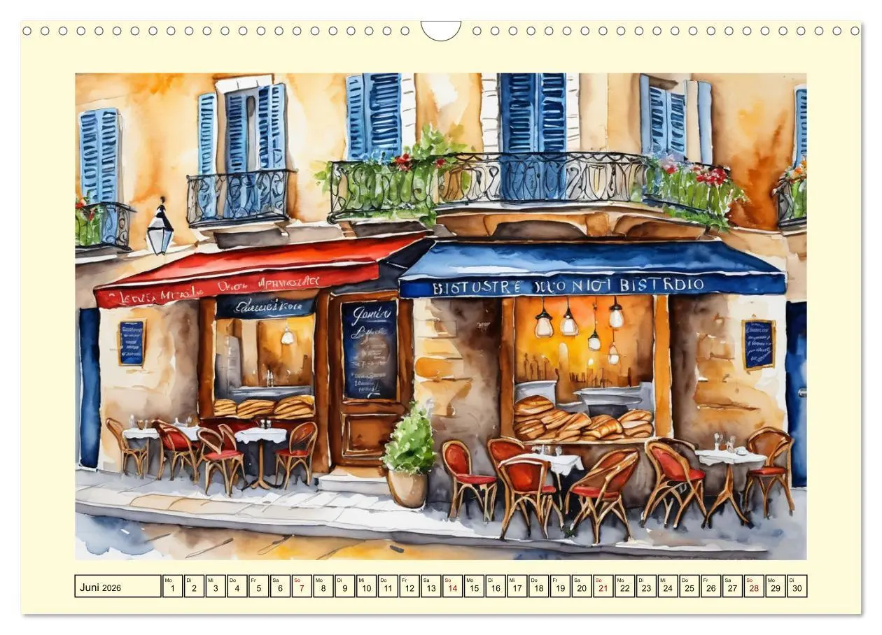 Bild: 9783457368305 | Paris - Stadt der Liebe (Wandkalender 2026 DIN A3 quer), CALVENDO...