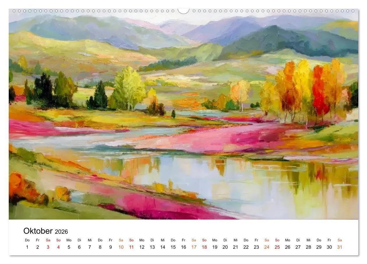 Bild: 9783516698305 | Kunst trifft Landschaft (hochwertiger Premium Wandkalender 2026 DIN...