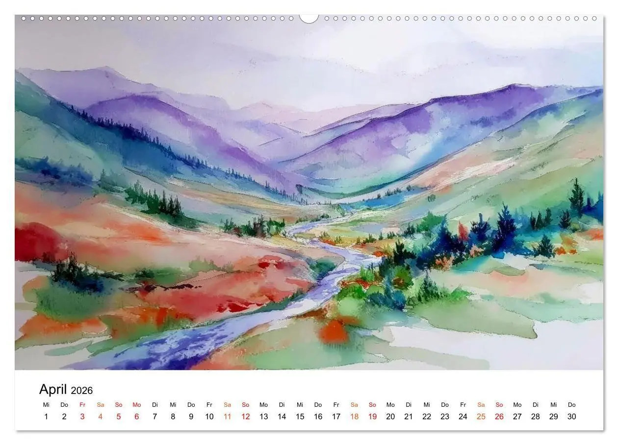 Bild: 9783516698305 | Kunst trifft Landschaft (hochwertiger Premium Wandkalender 2026 DIN...