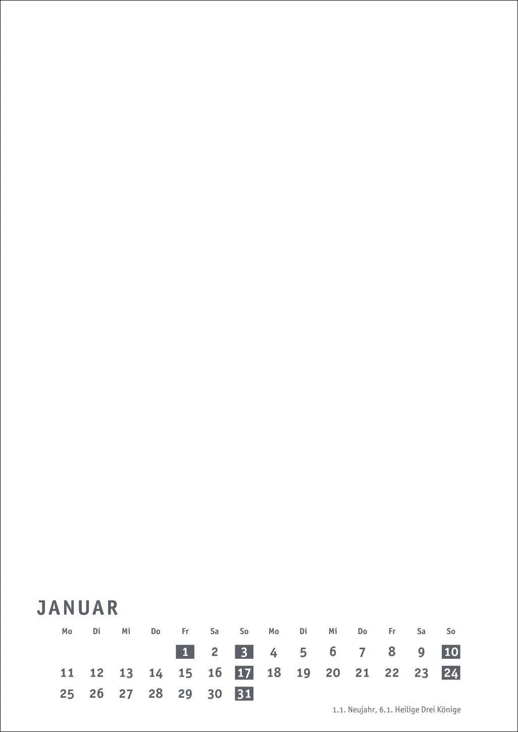 Bild: 9783756418305 | Premium-Bastelkalender weiß A4 2027 | Kalender | Spiralbindung | 14 S.