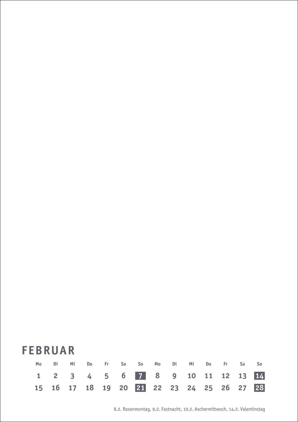Bild: 9783756418305 | Premium-Bastelkalender weiß A4 2027 | Kalender | Spiralbindung | 14 S.
