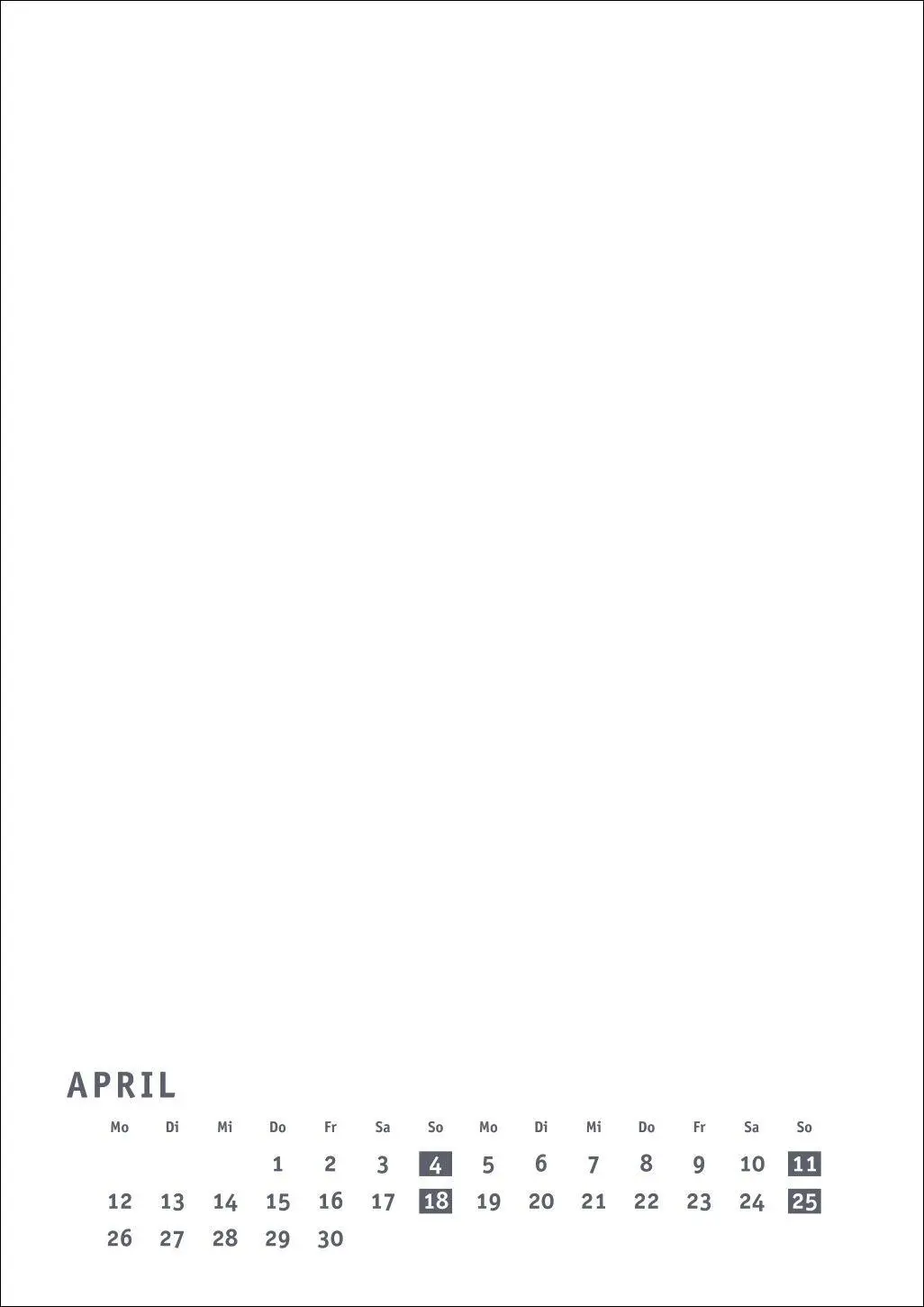 Bild: 9783756418305 | Premium-Bastelkalender weiß A4 2027 | Kalender | Spiralbindung | 14 S.