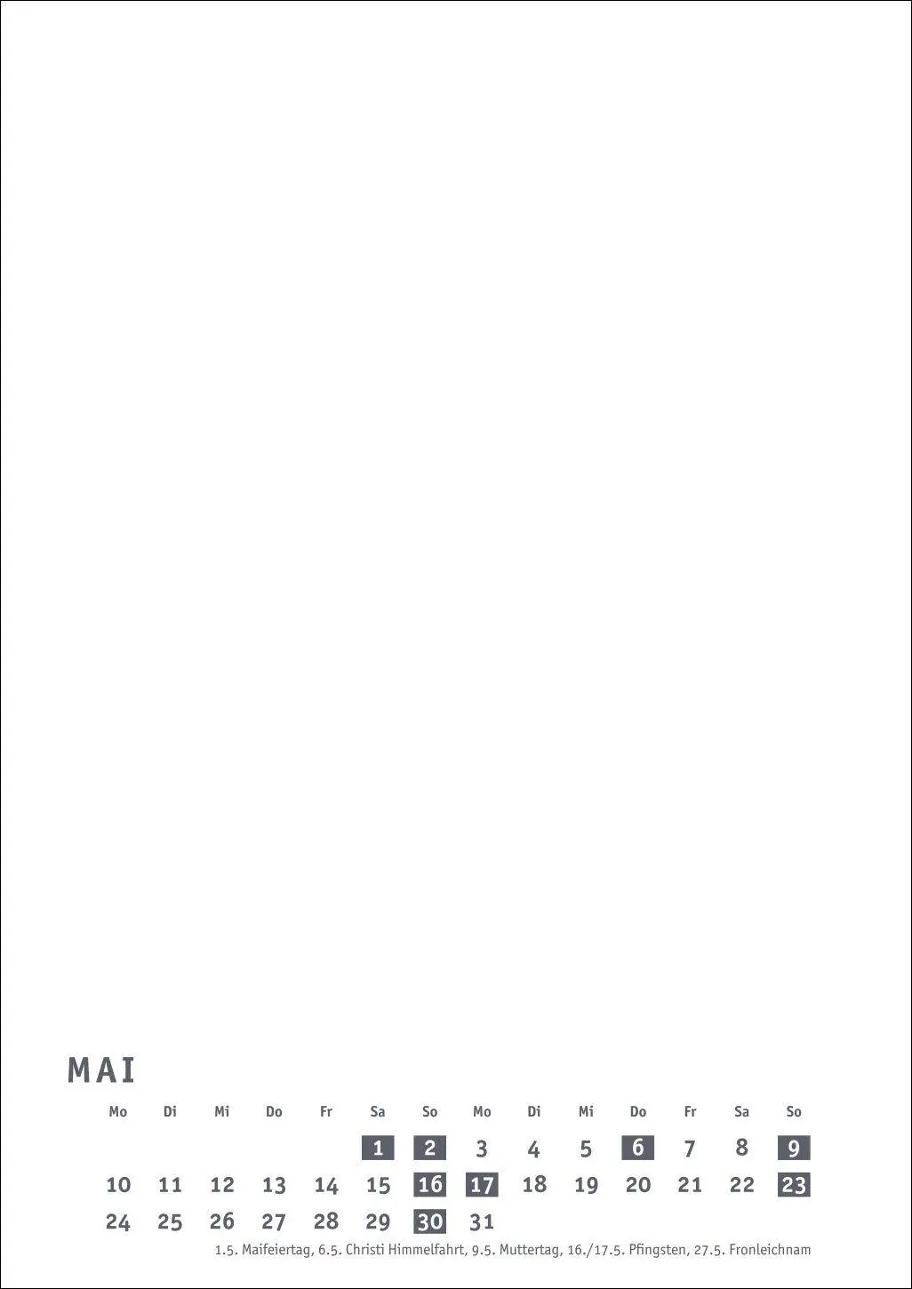 Bild: 9783756418305 | Premium-Bastelkalender weiß A4 2027 | Kalender | Spiralbindung | 14 S.
