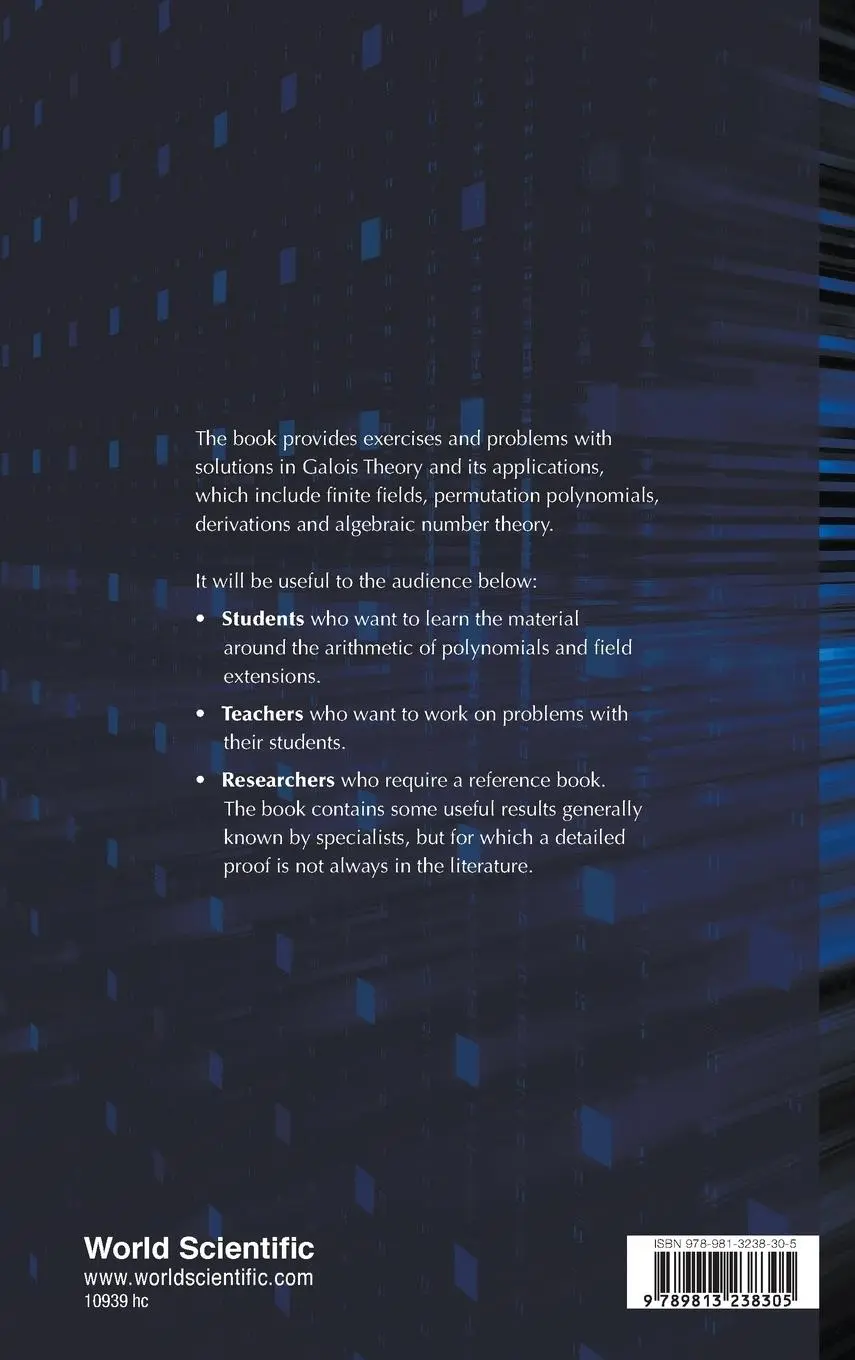 Rückseite: 9789813238305 | GALOIS THEORY AND APPLICATIONS | SOLVED EXERCISES &amp; PROBLEMS | Ayad