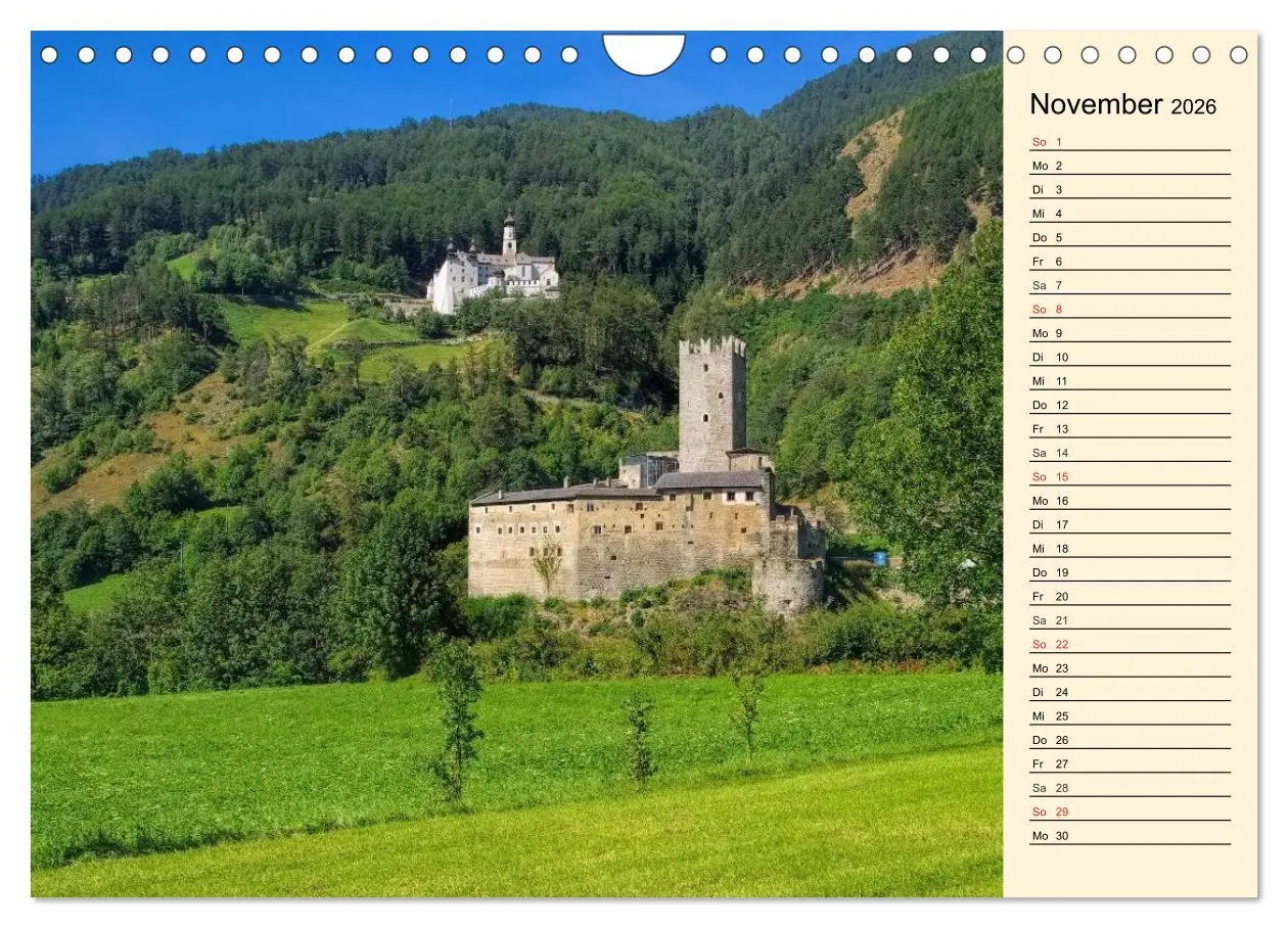 Bild: 9783457978405 | Burgen in Italien (Wandkalender 2026 DIN A4 quer), CALVENDO...
