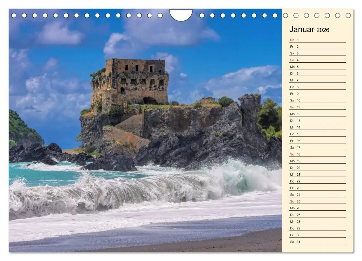Bild: 9783457978405 | Burgen in Italien (Wandkalender 2026 DIN A4 quer), CALVENDO...