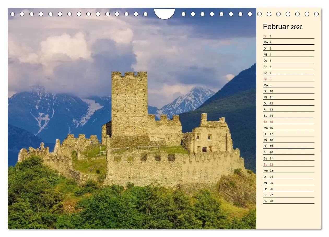 Bild: 9783457978405 | Burgen in Italien (Wandkalender 2026 DIN A4 quer), CALVENDO...