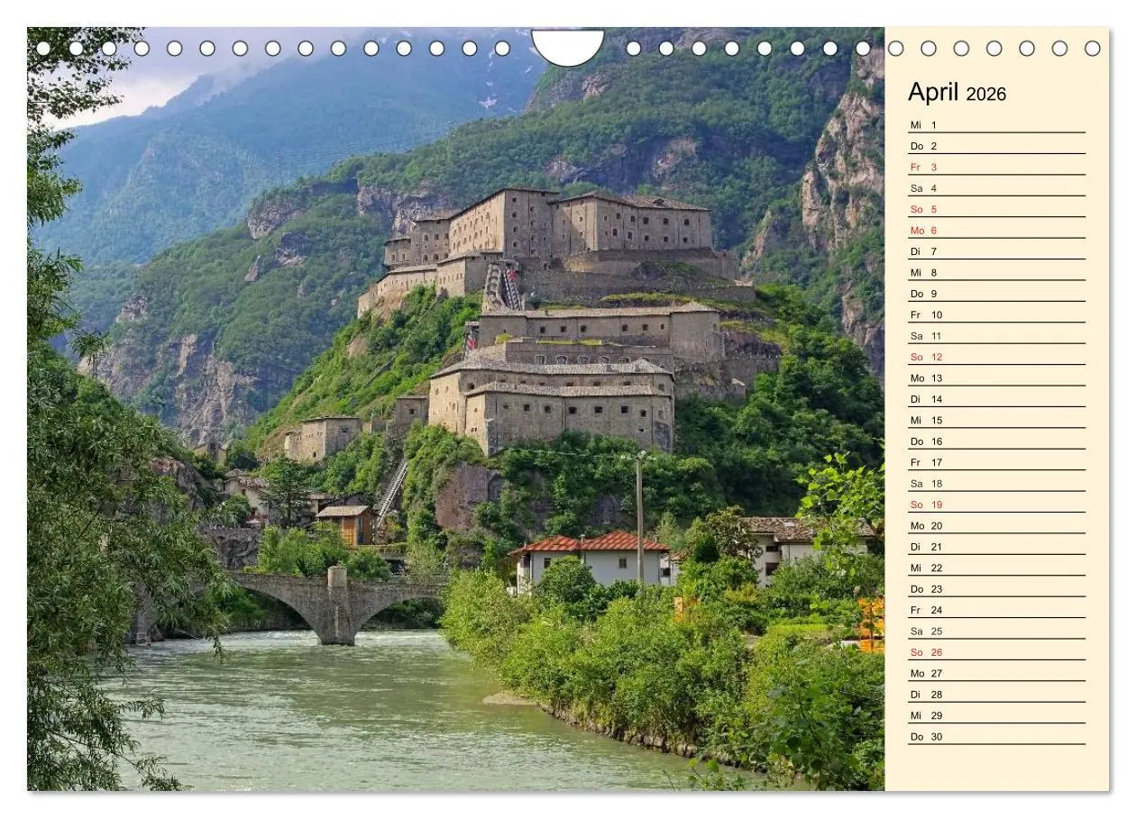 Bild: 9783457978405 | Burgen in Italien (Wandkalender 2026 DIN A4 quer), CALVENDO...
