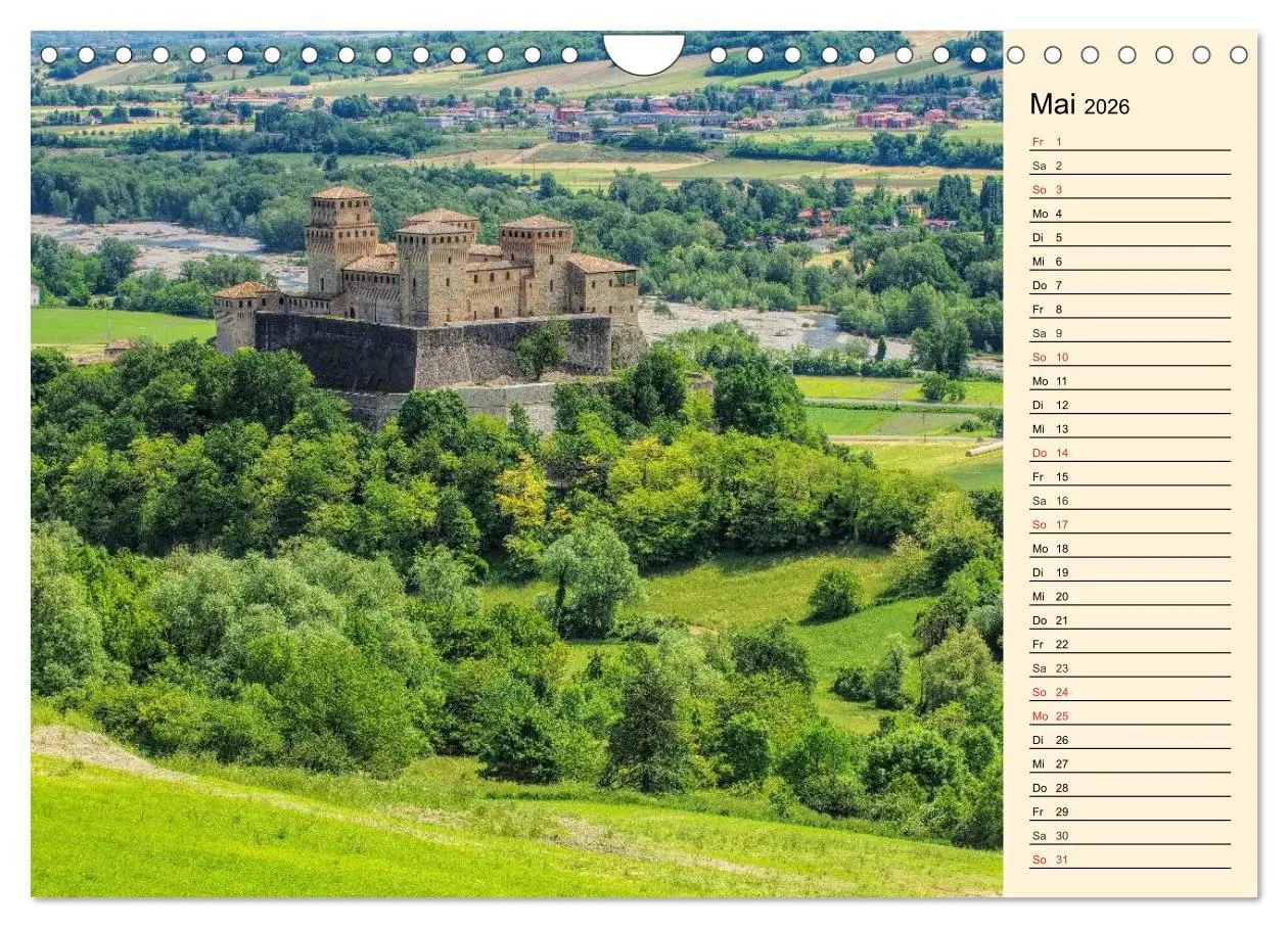 Bild: 9783457978405 | Burgen in Italien (Wandkalender 2026 DIN A4 quer), CALVENDO...