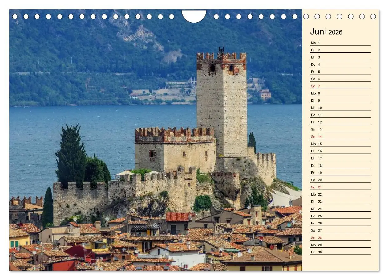 Bild: 9783457978405 | Burgen in Italien (Wandkalender 2026 DIN A4 quer), CALVENDO...