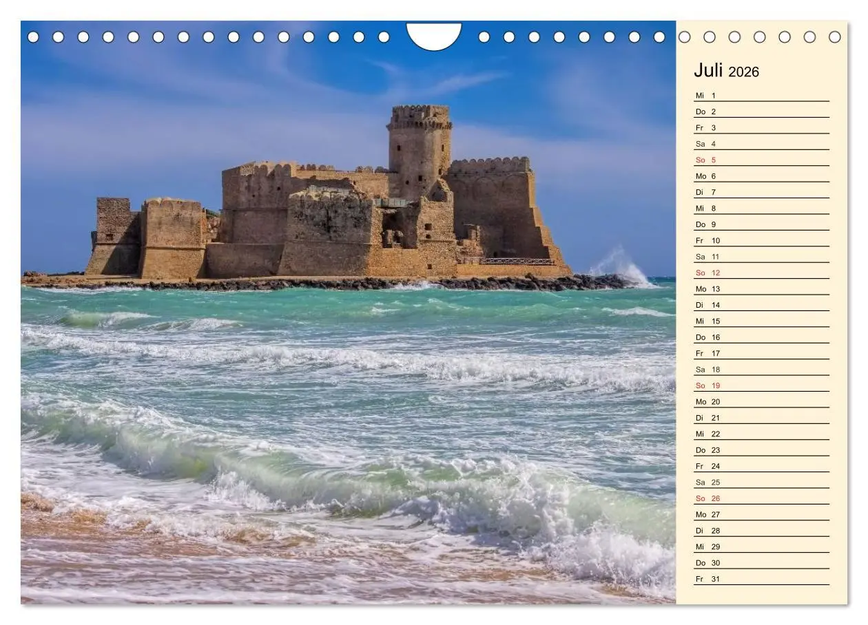 Bild: 9783457978405 | Burgen in Italien (Wandkalender 2026 DIN A4 quer), CALVENDO...