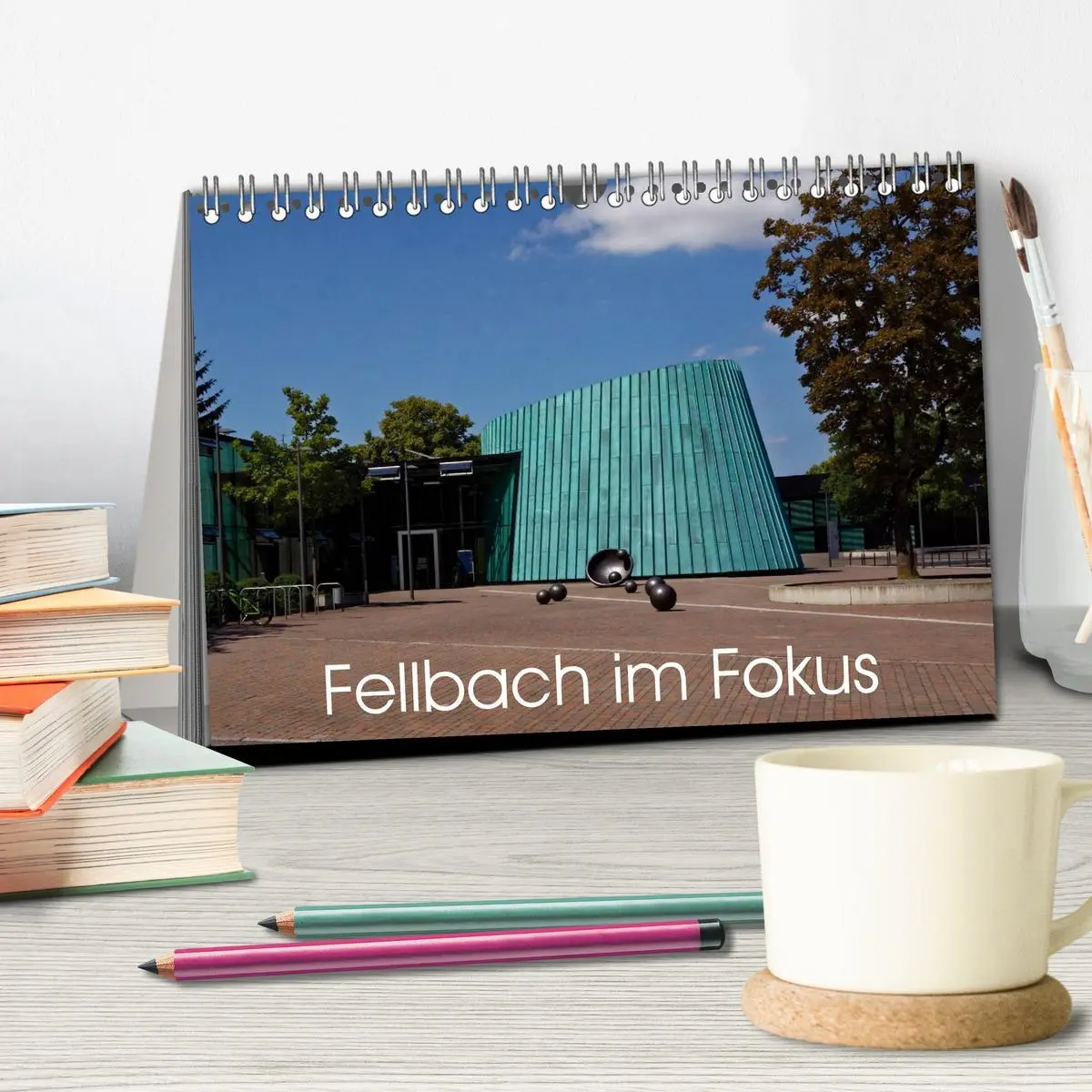 Bild: 9783516068405 | Fellbach im Fokus (Tischkalender 2026 DIN A5 quer), CALVENDO...