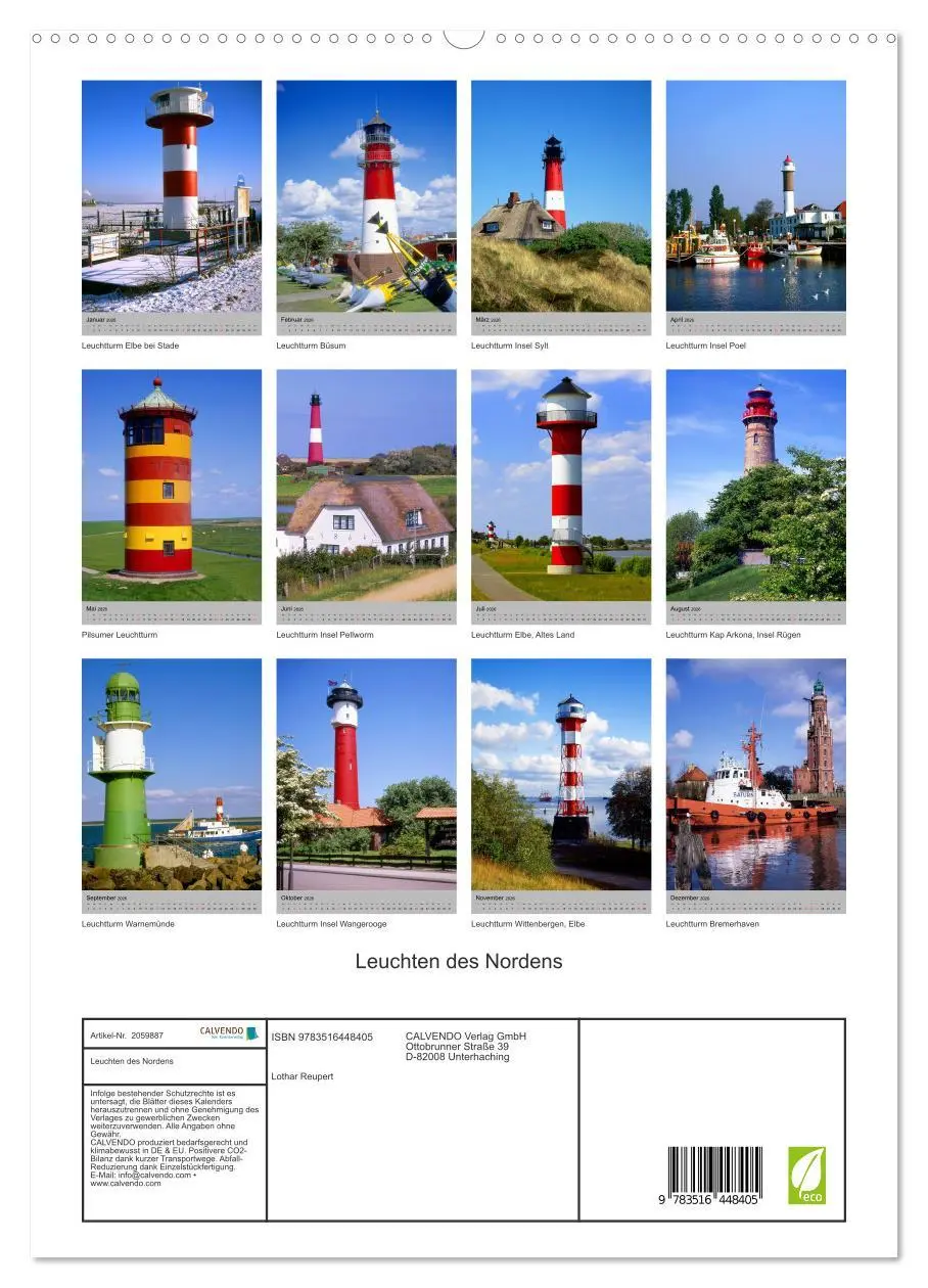 Bild: 9783516448405 | Leuchten des Nordens (hochwertiger Premium Wandkalender 2026 DIN A2...