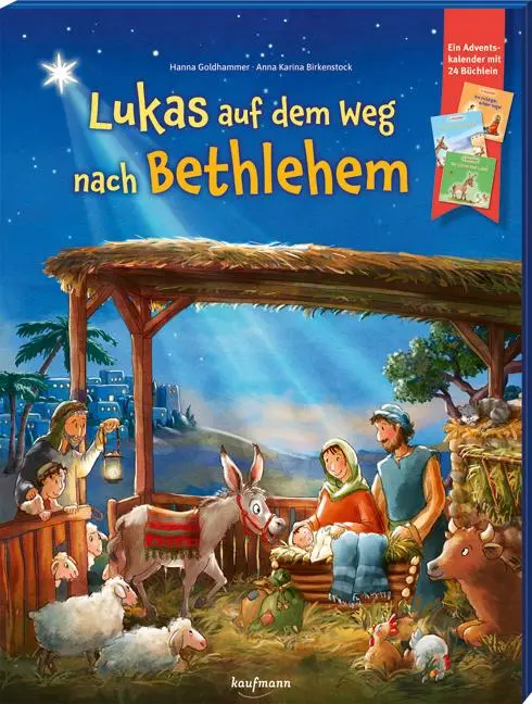 Cover: 9783780618405 | Lukas auf dem Weg nach Bethlehem | Ein Adventskalender mit 24 Büchlein