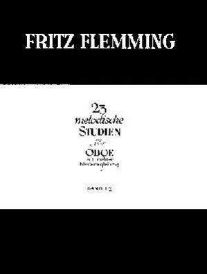 Cover: 9790010128405 | 25 melodische Studien | Heft 2. Oboe und Klavier., Dt/engl/frz | 48 S.